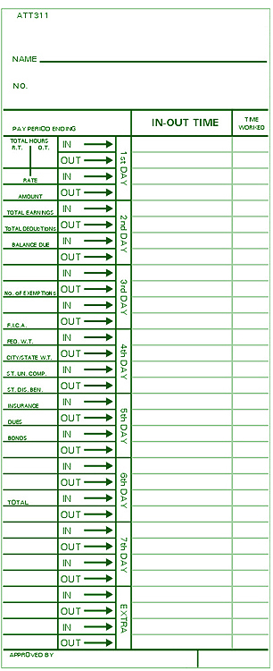 ATT311 Time Card
