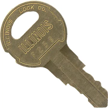 F258 Time Clock Key