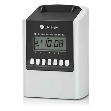 Lathem 700E Calculating Electronic Time Clock, photo 1